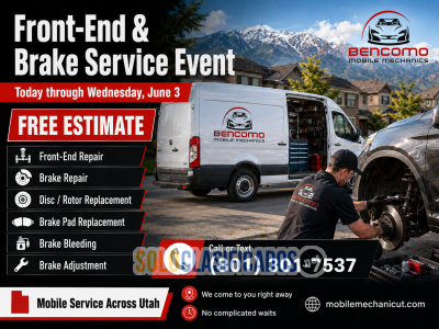 FrontEnd & Brake Service Event in Utah 2026... 