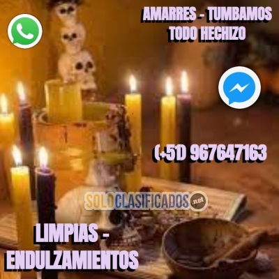 AMARRES  TUMBAMOS TODO HECHIZO  LIMPIAS  ENDULZAMIENTOS... 