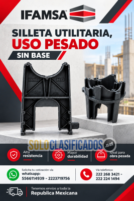 SILLETA UTILITARIA USO PESADO CON BASE...