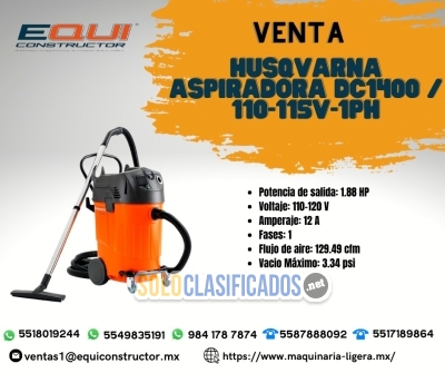 Venta Husqvarna Aspiradora DC1400/ 110  115 V  1PH... 