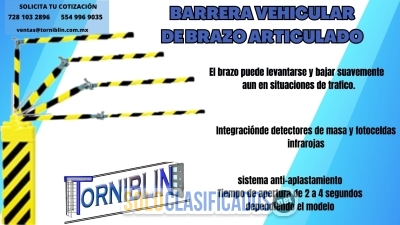 BARRERA VEHICULAR DE BRAZO ARTICULADO... 