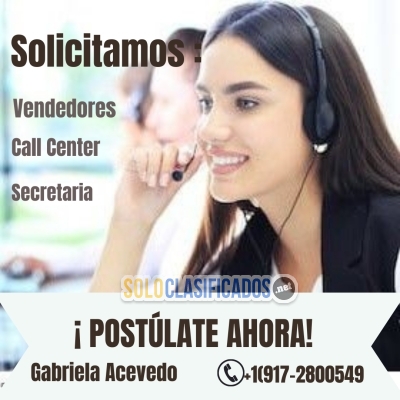 VACANTES INMEDIATAS... 