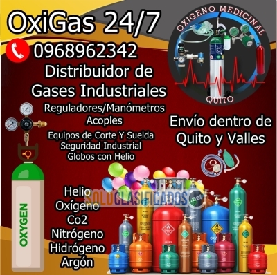 OxiGas 24/7 Oxigeno Medicinal Industrial Quito Gases Industriales... 