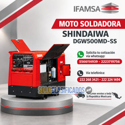 MOTO SOLDADORA SHINDAIWA DGW500MDSS...