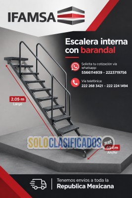 RENTA DE ESCALERA INTERNA PARA ANDAMIO...