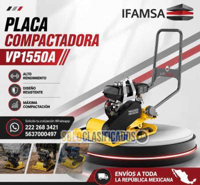 PLACA COMPACTADORA WACKER NEUSON VP1550A...