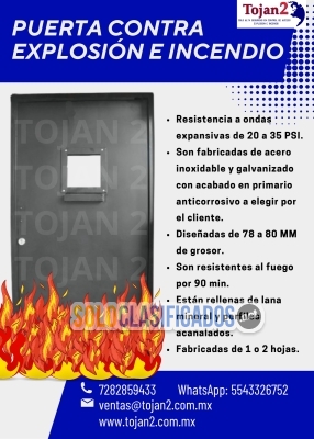 Solo Clasificados - PROTEGE LO QUE MAS IMPORTA CON PUERTAS CONTRA EXPLOSIONES - imagen: 1