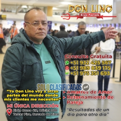 Amarre de amor pactados de dominio con don lino... 