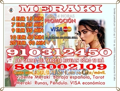 TAROT VISA ECONOMICO FIABLE  35  minutos 9  €  EN ESPAÑA LAS 24 H... 