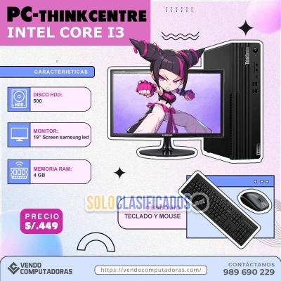 Solo Clasificados - ¡CORRE POR TU PC INTEL CORE I3 ANTES QUE SE ACABEN! - imagen: 2