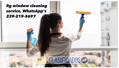 Rg window cleaning service  servicio de limpieza de ventanas... 