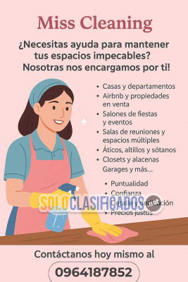 El polvo no tiene oportunidad contra nosotros... 