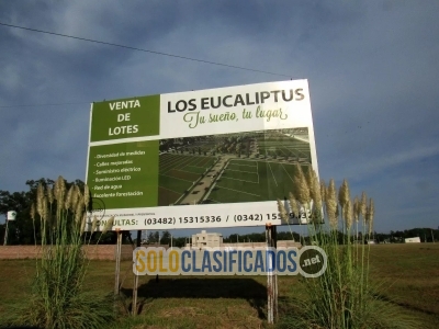 Venta lotes terrenos Los Eucaliptus Reconquista... 