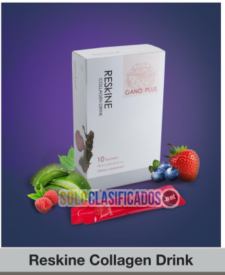 Gano Plus Reskine Collagen Drink  Ingredientes: colágeno marino d... 