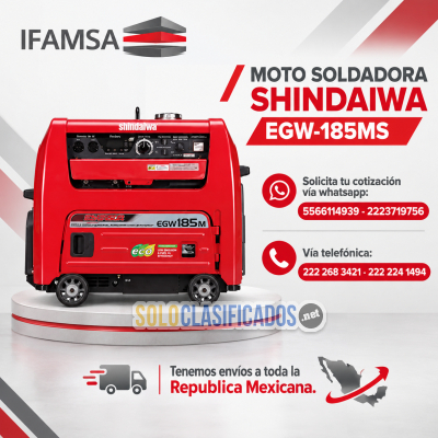 MOTO SOLDADORA SHINDAIWA EGW185MS...