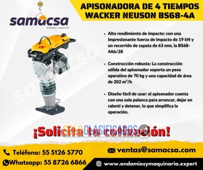 APISONADORA WACKER NEUSON BS68-4A DE 4 TIEMPOS... 