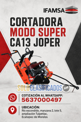 CORTADORA MODO SUPER CA13 JOPER...