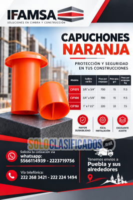 CAPUCHON PARA VARILLA NARANJA                    IFAMSA...