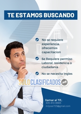 EXCELENTE  OFERTA  LABORAL   CONTACTANOS... 