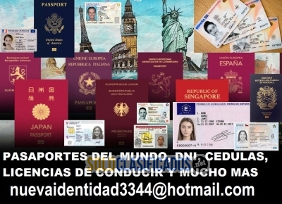 Solo Clasificados - PASAPORTES DNI CEDULAS LICENCIAS DE CONDUCIR ONLINE - imagen: 1