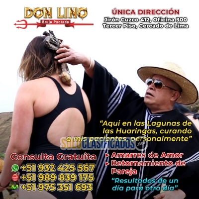 Amarre muy poderoso del Perú con el brujo don lino... 