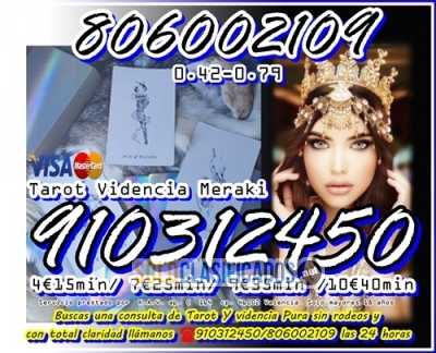 TAROT VISA Soy vidente 910312450   TAROT 806002109 EL MÁS ECONOMI... 