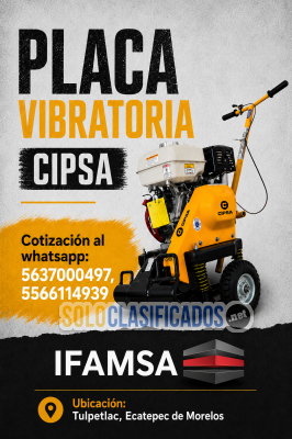 PLACA VIBRATORIA CIPSA ENVOS A TODA LA REPUBLICA...
