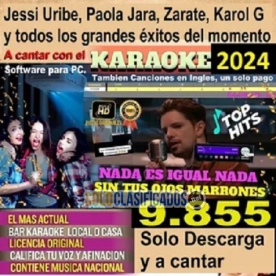 Karaoke Profesional de Pistas Originales un Software para PC... 