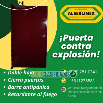 Puertas de Alta Protección contra Explosiones e Incendios... 