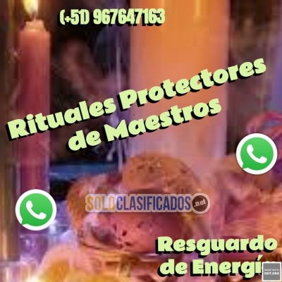 RITUALES PROTECTORES DE MAESTROS : RESGUARDO DE ENERGIA... 