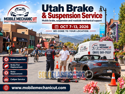 Mobile Brake Repair Event in Utah October 7–13 2026...
