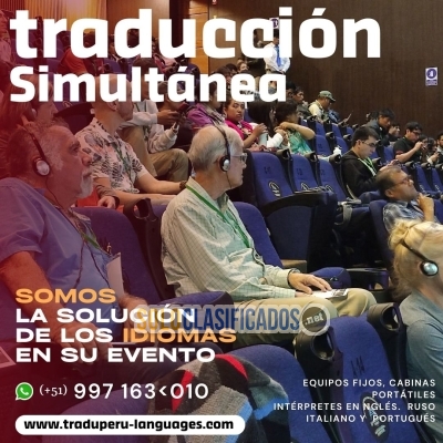 Traducción simultánea LIMA Cusco Arequipa C (51) 997163010... 