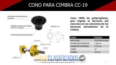 VENTA DE ACCEORIOS DE CIMBRA IFAMSA... 