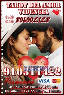 TAROT DEL AMOR  910311422 solo 4eur 15 min/ 6eur  20min Expertas ... 