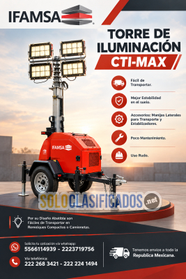 TORRE DE ILUMINACIÓN CTIMAX HYPERMAQ...