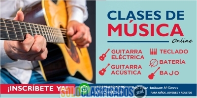 Clases Online de música para todas las edades... 