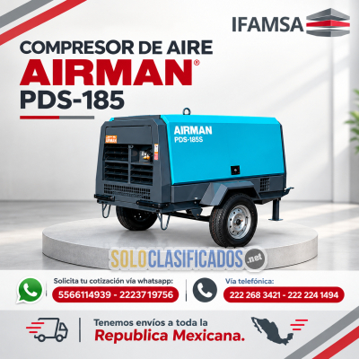 COMPRESOR DE AIRE AIRMAN PDS185...