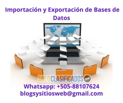 Importación y Exportacion de Bases de Datos... 