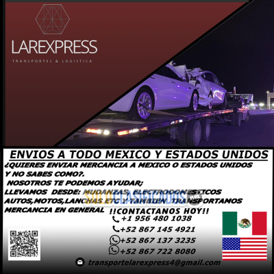 MUDANZAS INTERNACIONAL MEX Y USA CONTACTANOS...