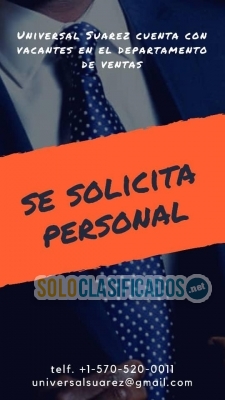 SE SOLICITA PERSONAL ... 