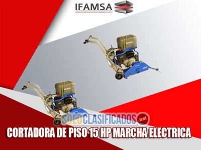Solo Clasificados - CORTADORA DE PISO 15 HP MARCHA ELECTRICA JC1200M EN IFAMSA - imagen: 1