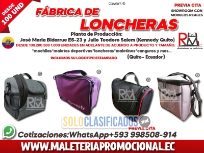 Solo Clasificados - proveedores directos de mochilas maletas maletines loncheras  en quito - imagen: 2