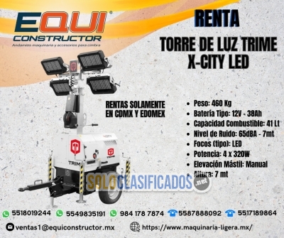 Renta De Torre De Luz Trime XCITY LED... 