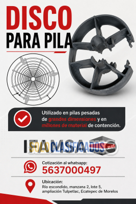 DISCO PARA PILAS  EN PUEBLA...