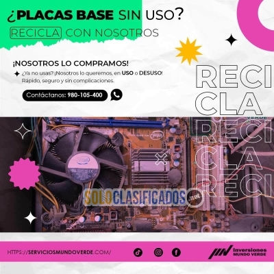 Solo Clasificados - Electrónicos dados de baja: nosotros nos encargamos - imagen: 1