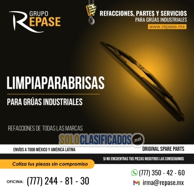 Solo Clasificados - LIMPIAPARABRISAS PARA GRÚAS INDUSTRIALES - imagen: 1