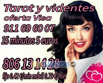 TAROT PROFESIONAL Y VIDENTS Y MÉDIUM 15 MINUTOS 5 EUROS  ECONÓMIC... 