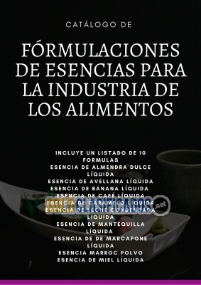 Catálogo de Formulaciones de Esencias para la Industria Alimentar... 