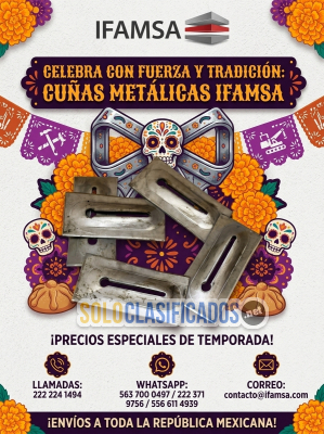 Solo Clasificados - Anclaje Perfecto para tu Cimbrado: Cuñas Metálicas de Alta Resistencia - imagen: 1