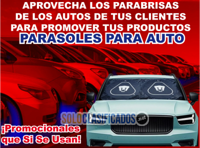 Solo Clasificados - CUBRE PARABRISAS PARA AUTO PERSONALIZADOS CON TU LOGO - imagen: 3